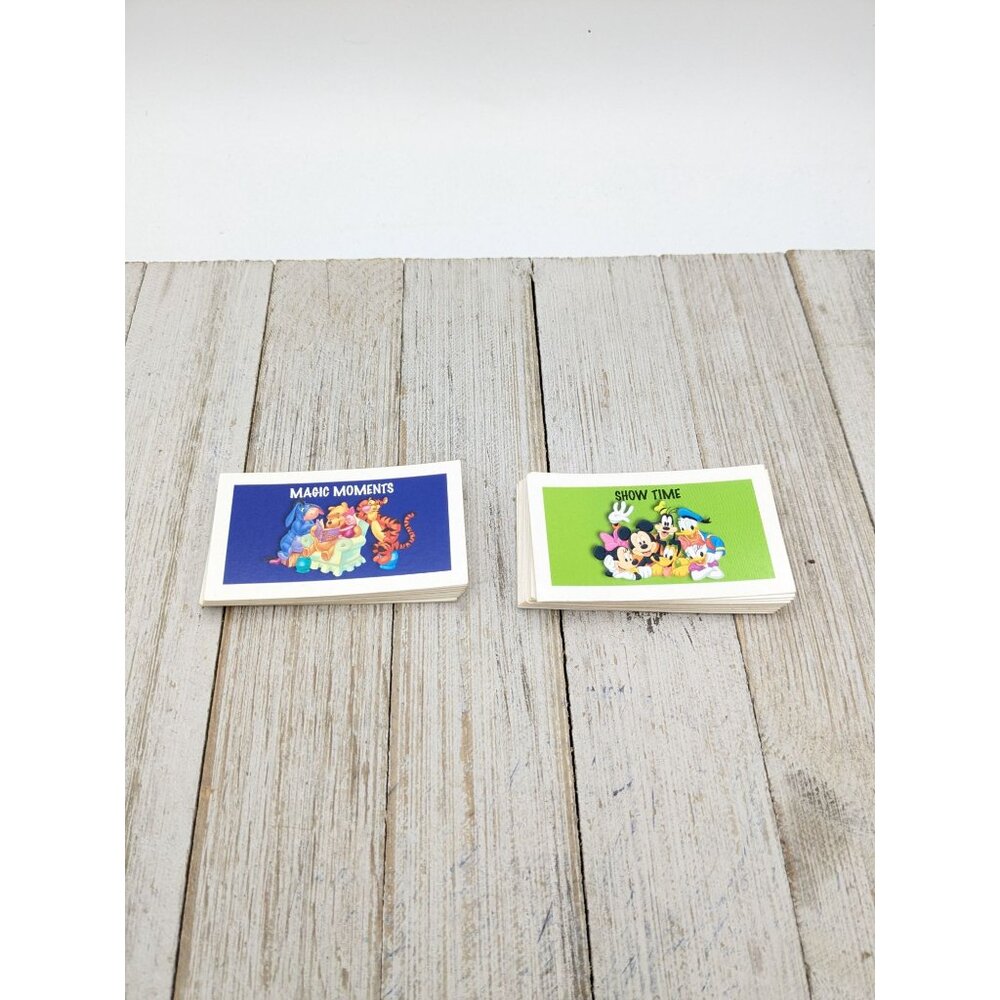 2001 Monopoly Disney Edition Game Replacement Magic Moments And Show Time Cards